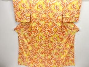 枝梅模様小紋着物